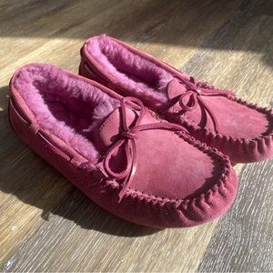 UGG Glitter Pink Moccasins